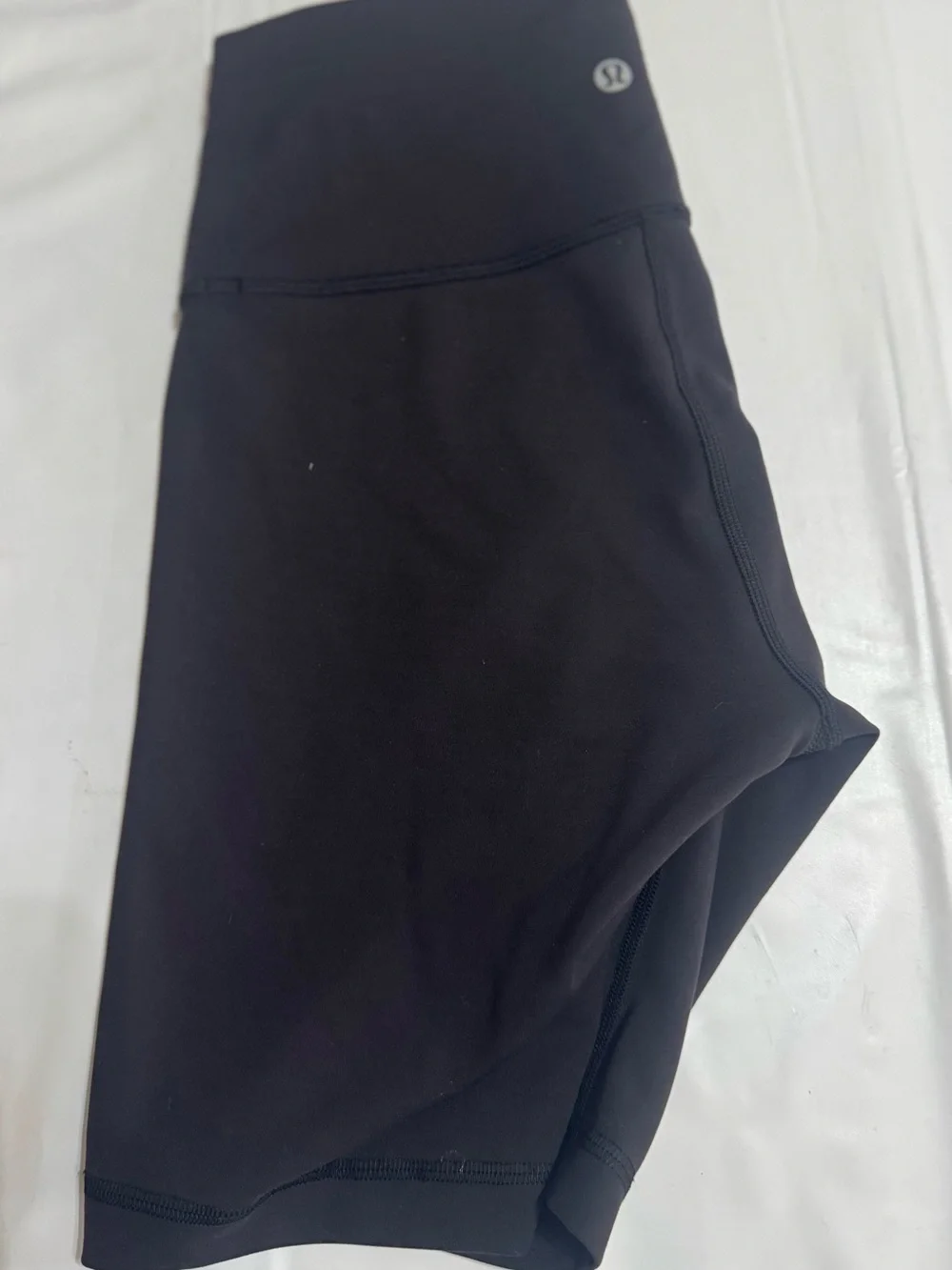 lululemon athletica Black High-Rise Bike Shorts size 6